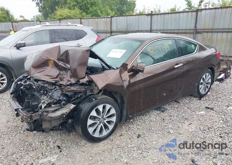 2014 Honda Accord Ex-L from USA, damaged, VIN 1HGCT1B84EA007727